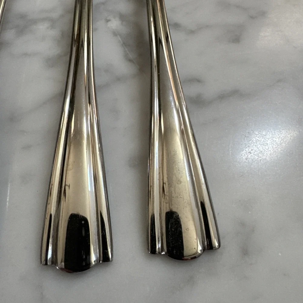 Elana by Hampton Silversmiths 18/10 Stainless Dinner/ Salad Forks Lot Of 6